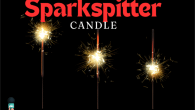 sparkspitter candle